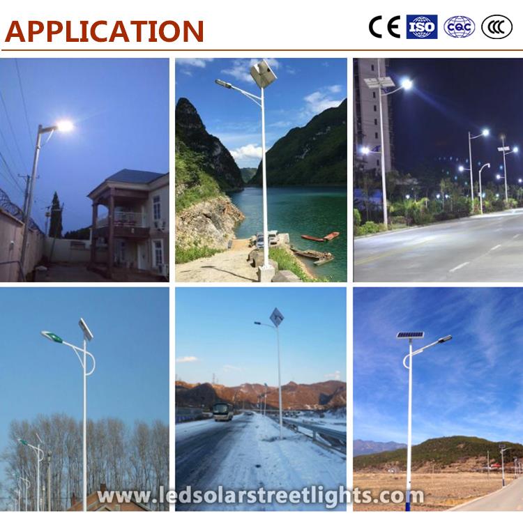 Application of Outdoor Solar Light Pole