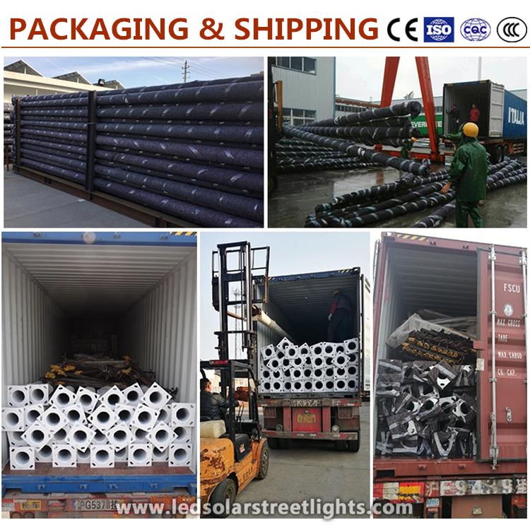 Packaging and Shipping of Outdoor Solar Light Pole